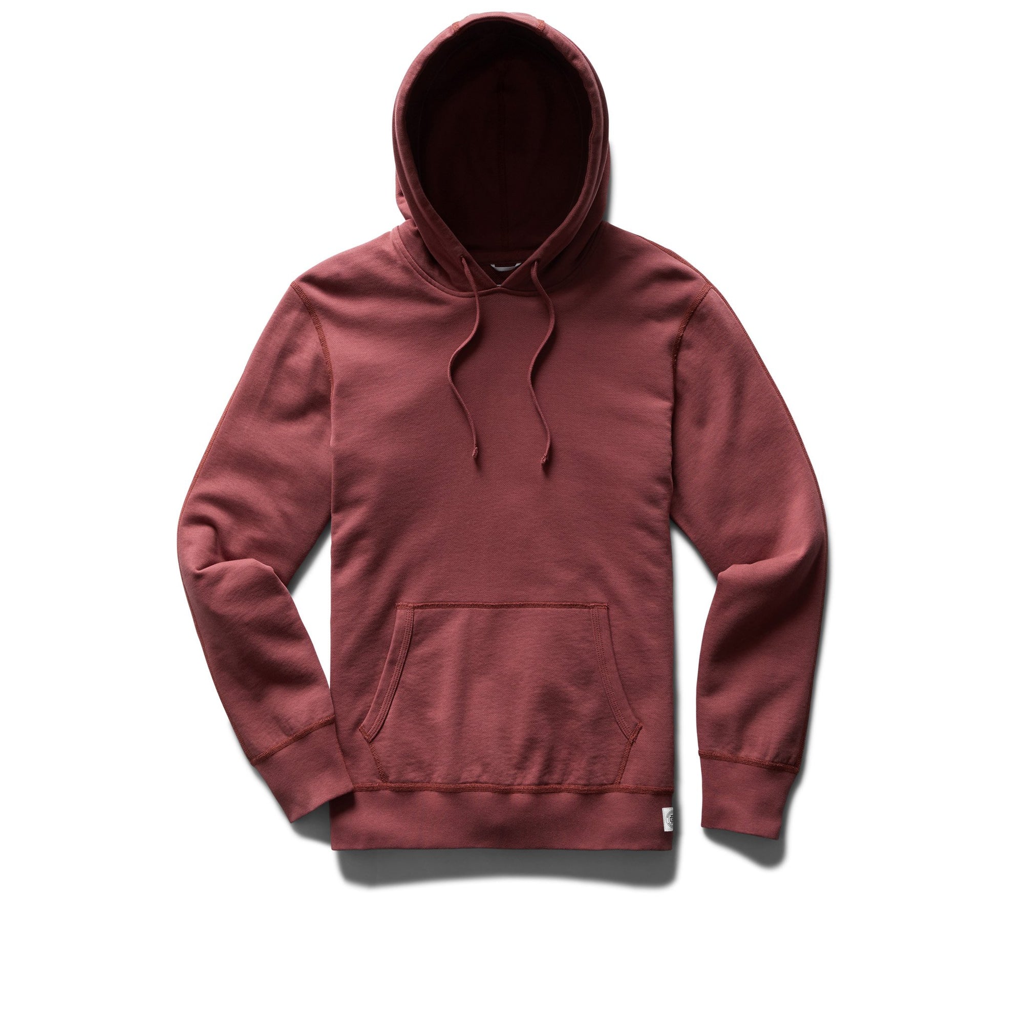 Reigning Champ Lightweight Terry Pullover Hoodie in Russet