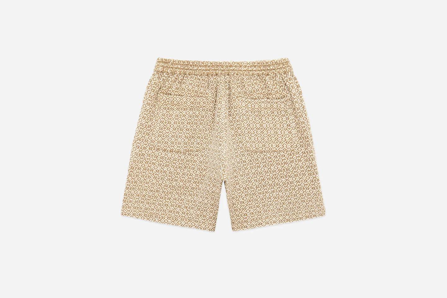 3Sixteen Drawstring Shorts in Nutmeg Jacquard