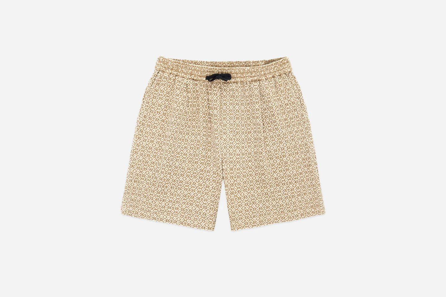 3Sixteen Drawstring Shorts in Nutmeg Jacquard