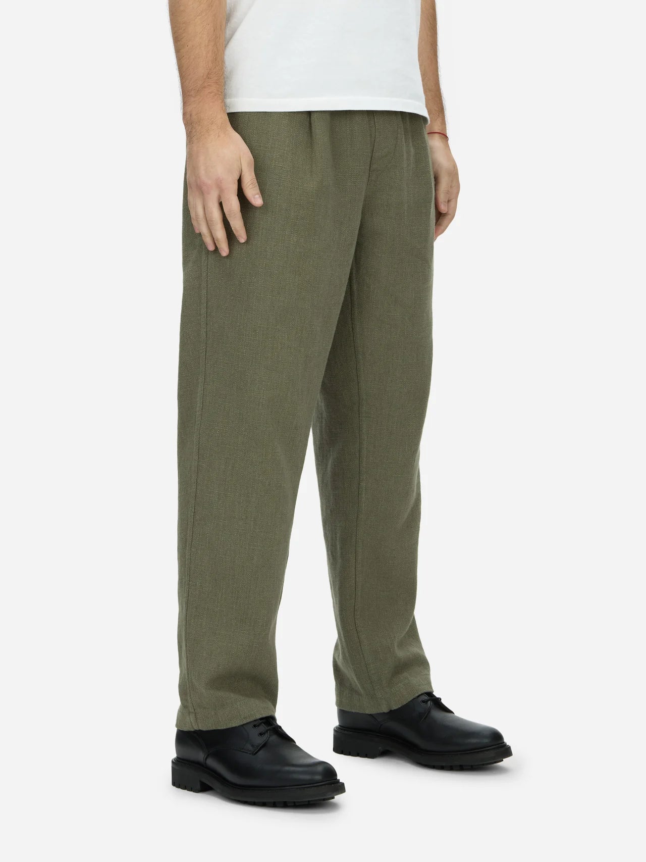 3Sixteen Easy Pant in Olive Cotton/Linen