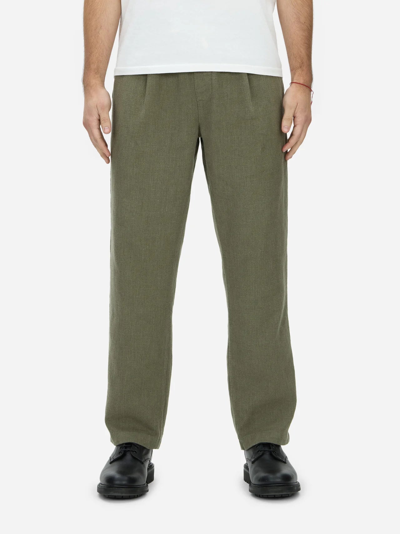 3Sixteen Easy Pant in Olive Cotton/Linen
