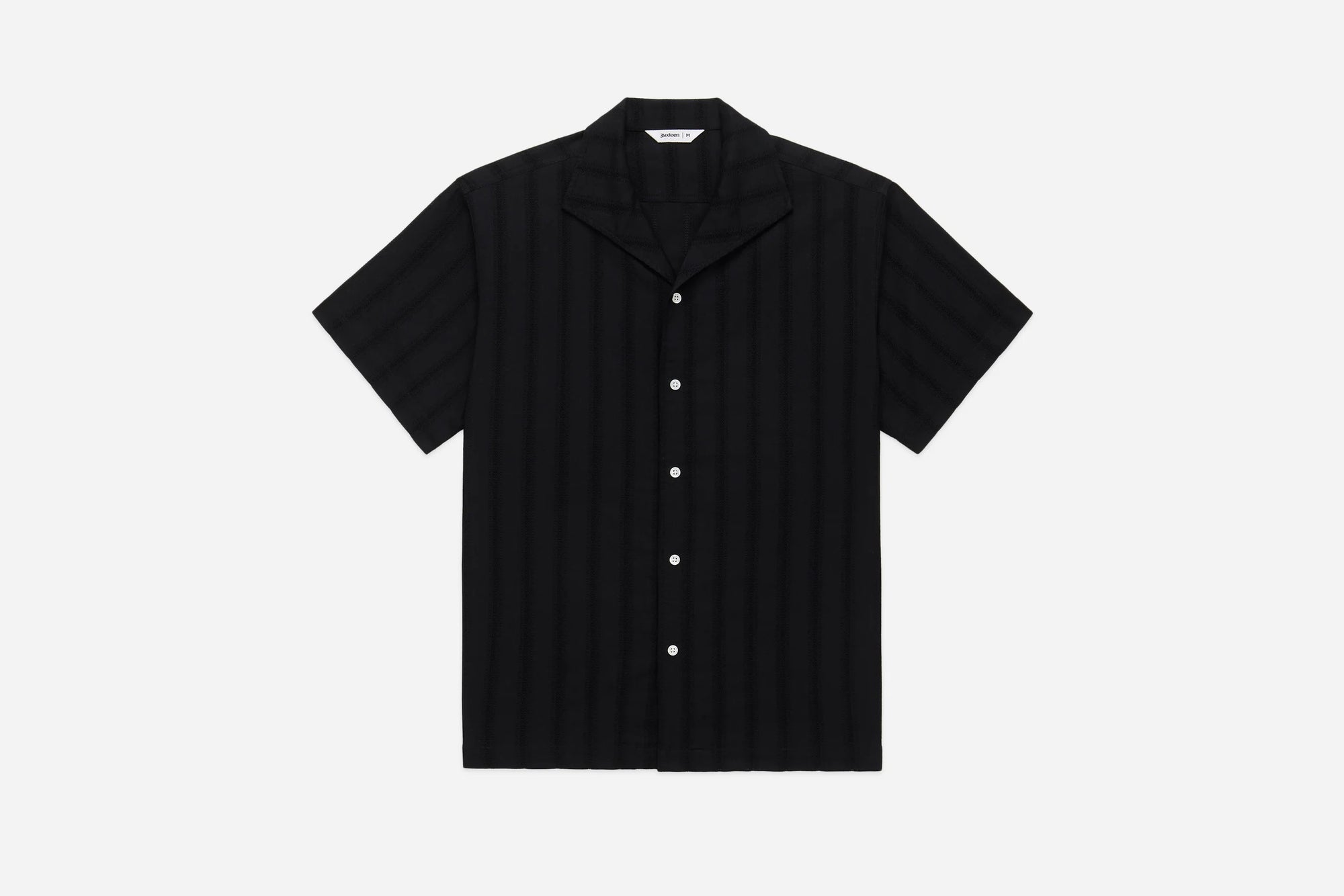 3Sixteen Leisure Shirt in Black Lace Weave