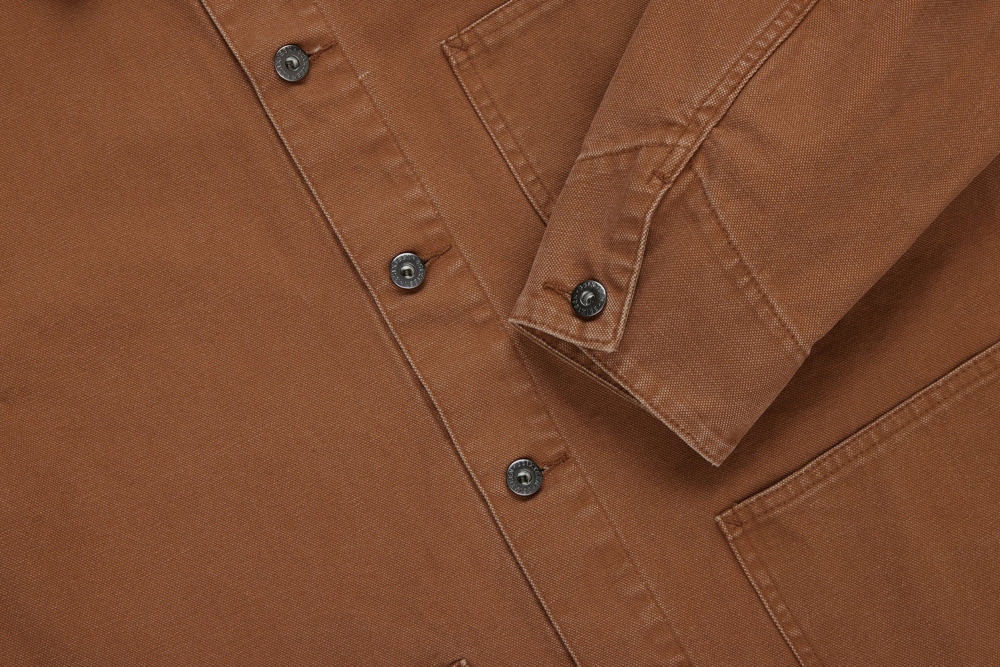 3Sixteen Chore Jacket in Rust Stonewash Canvas