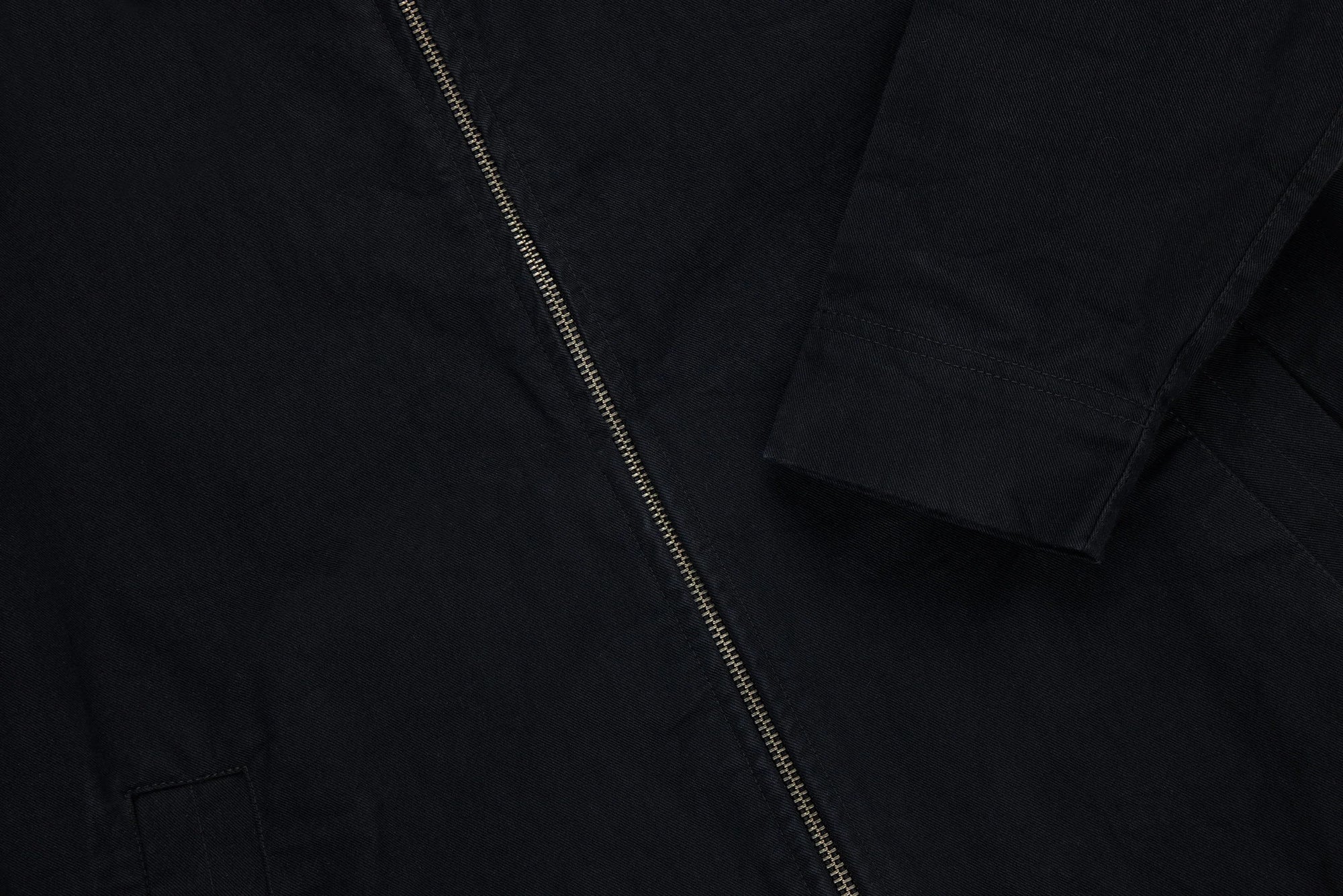 3Sixteen Club Jacket in Black Twill