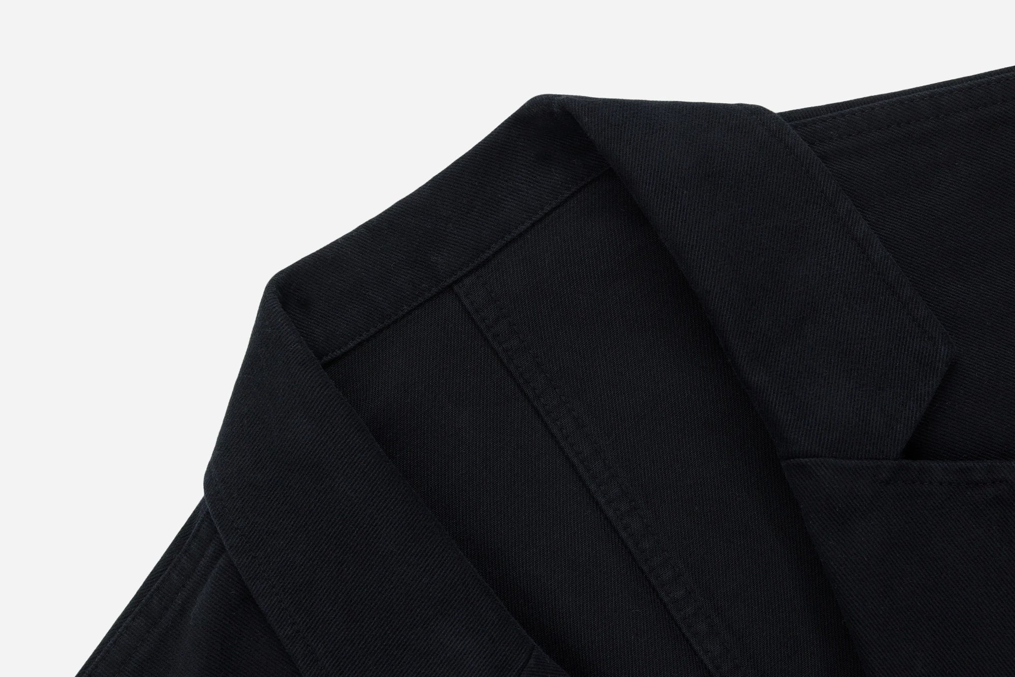 3Sixteen Work Blazer in Black Twill