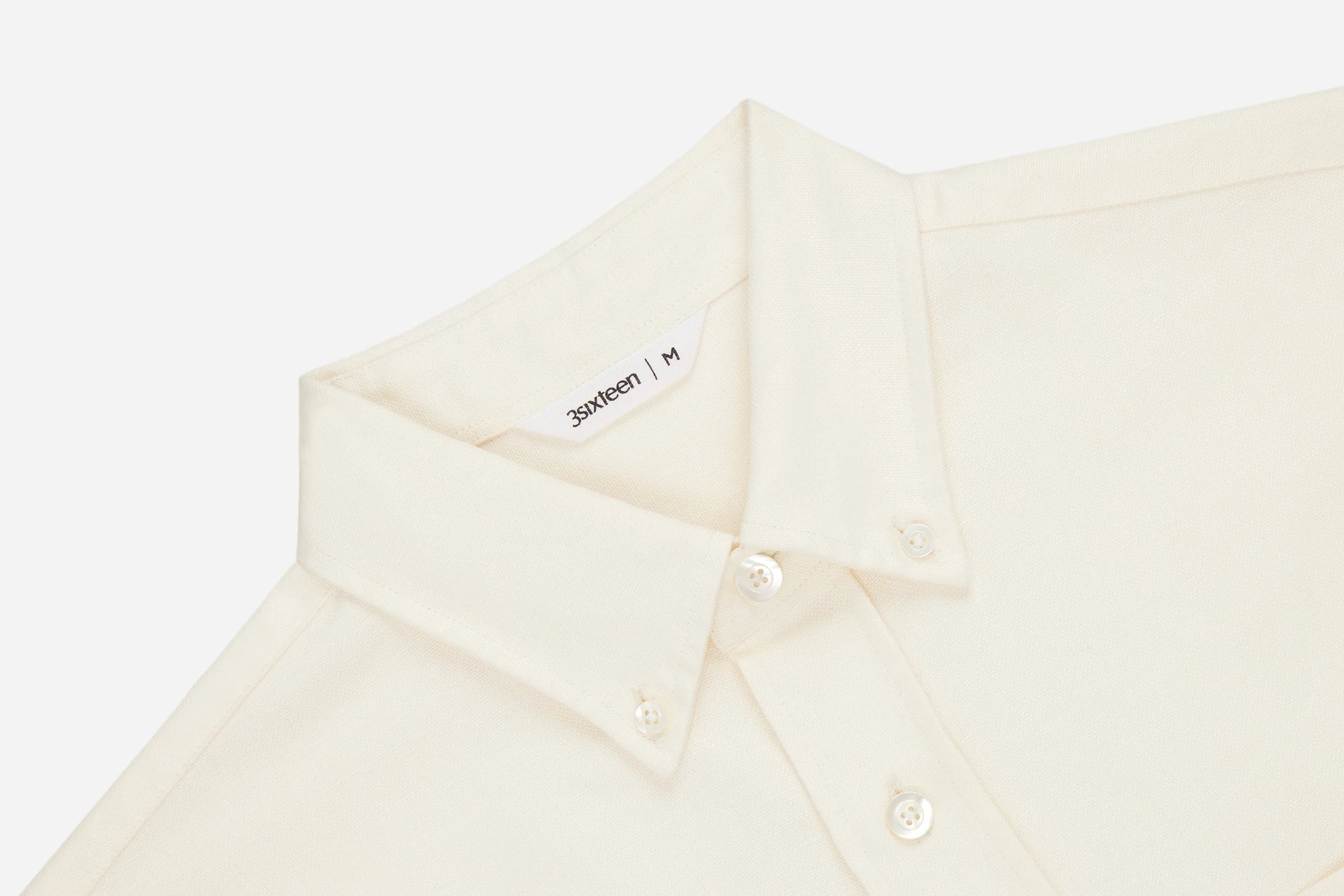 3Sixteen Big Oxford in Ecru Hemp