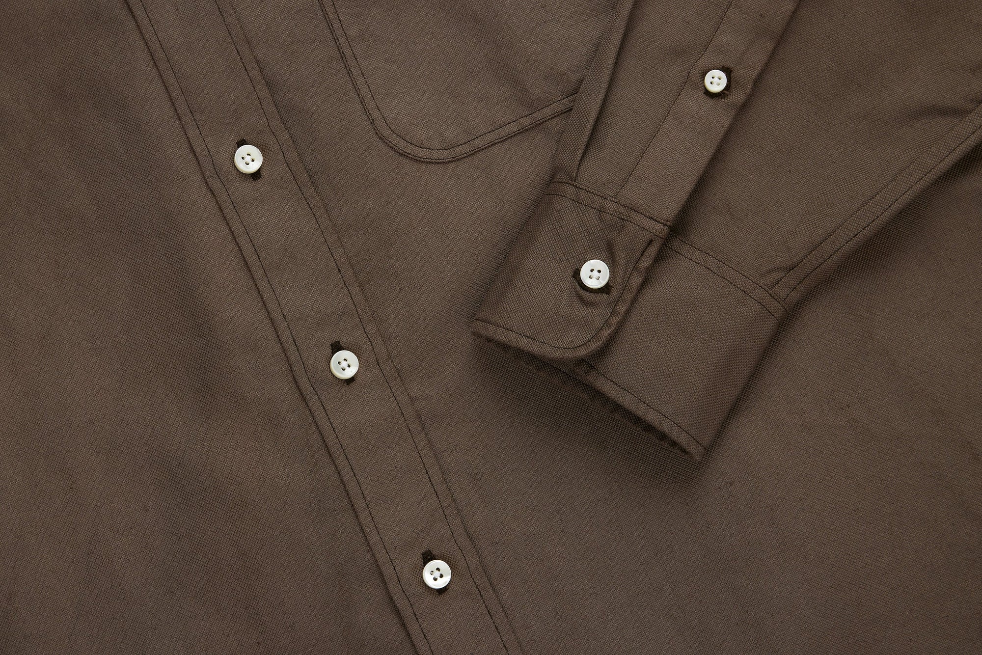 3Sixteen Big Oxford in Espresso Hemp