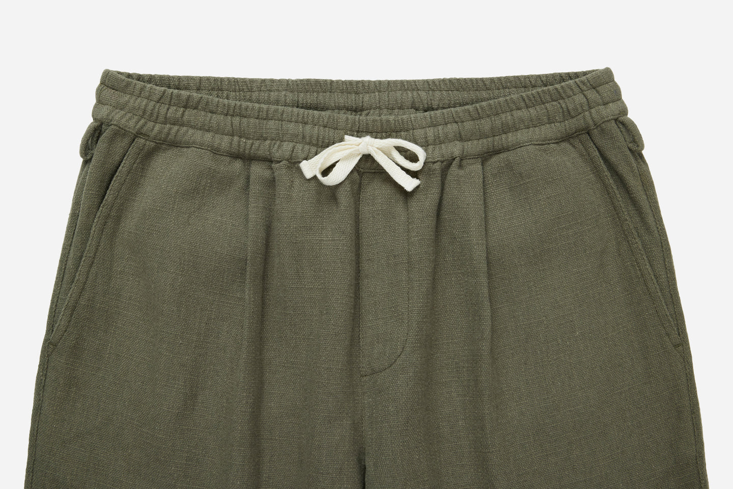 3Sixteen Easy Pant in Olive Cotton/Linen