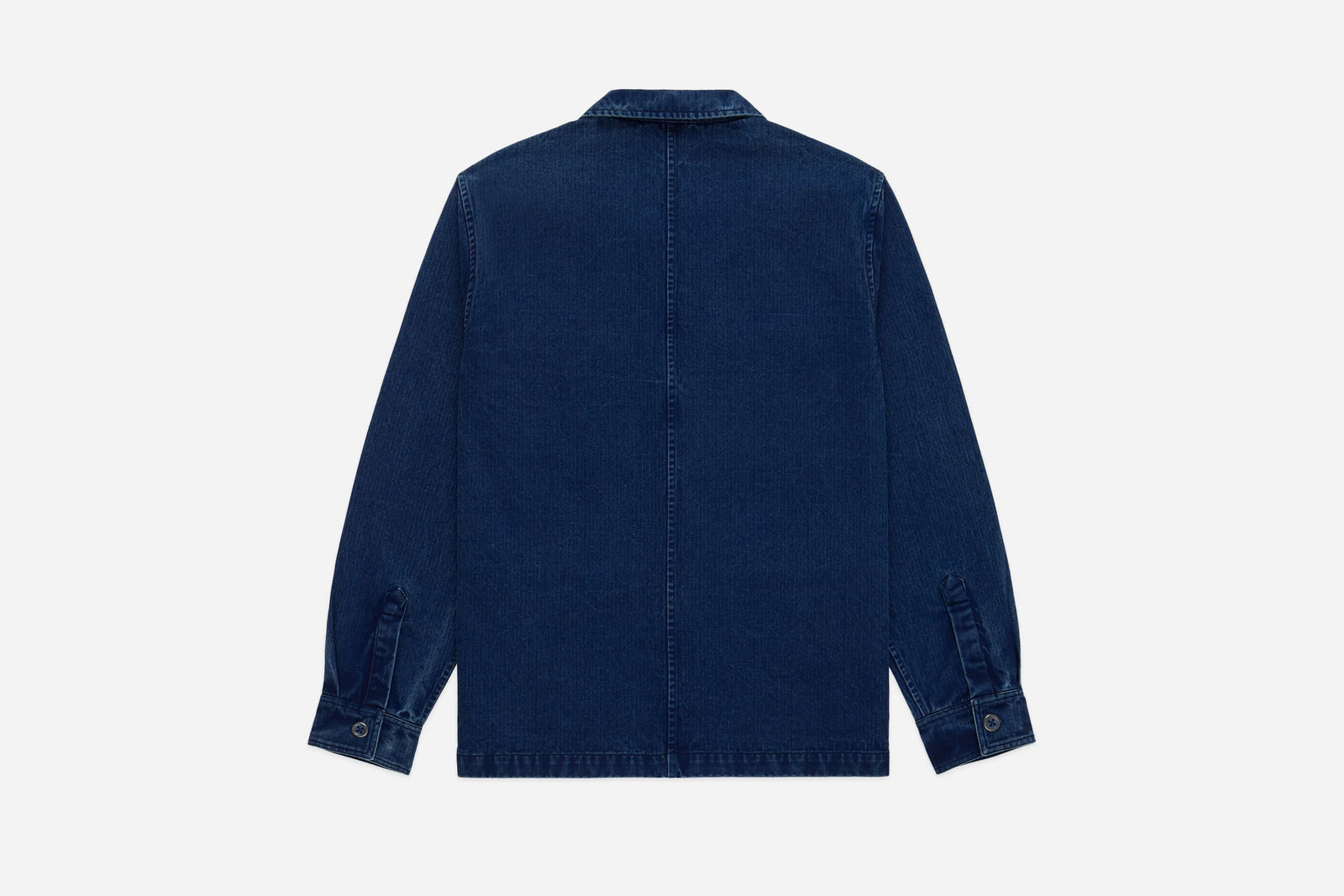 3Sixteen French Work Jacket in Indigo HBT