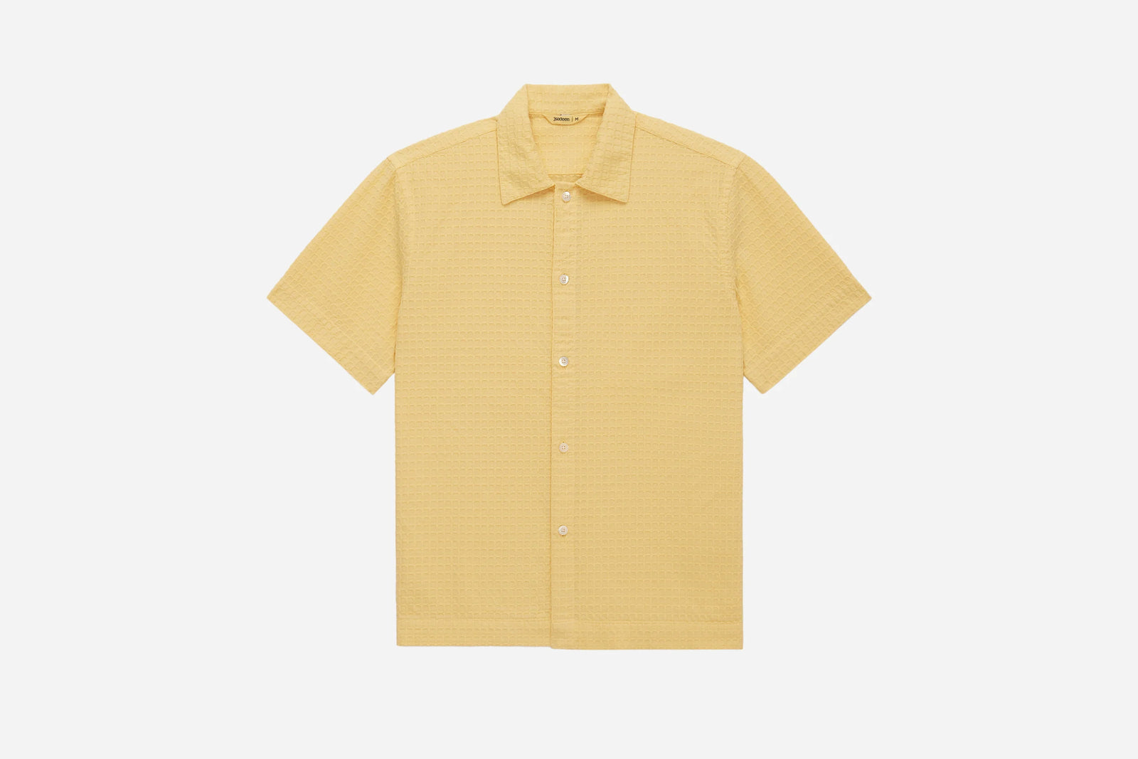 3Sixteen Resort Shirt in Sunflower Geometric Weave