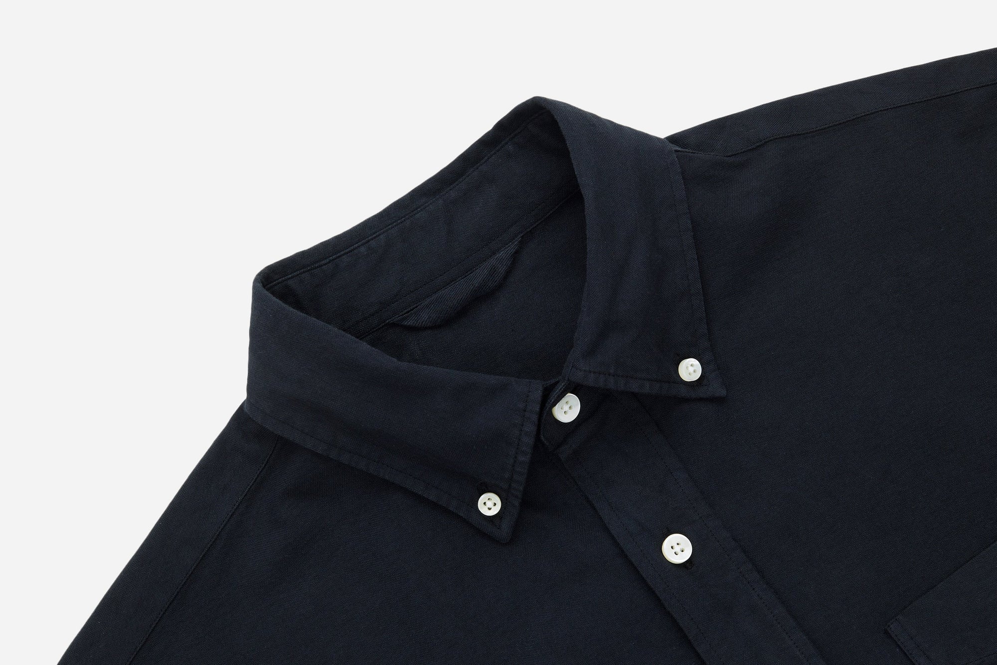 3Sixteen Big Oxford Shirt in Black