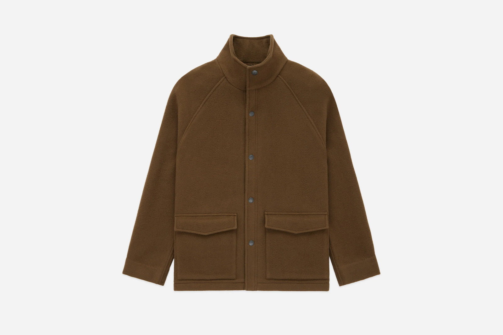 3Sixteen Welding Jacket in Tobacco Melton Wool