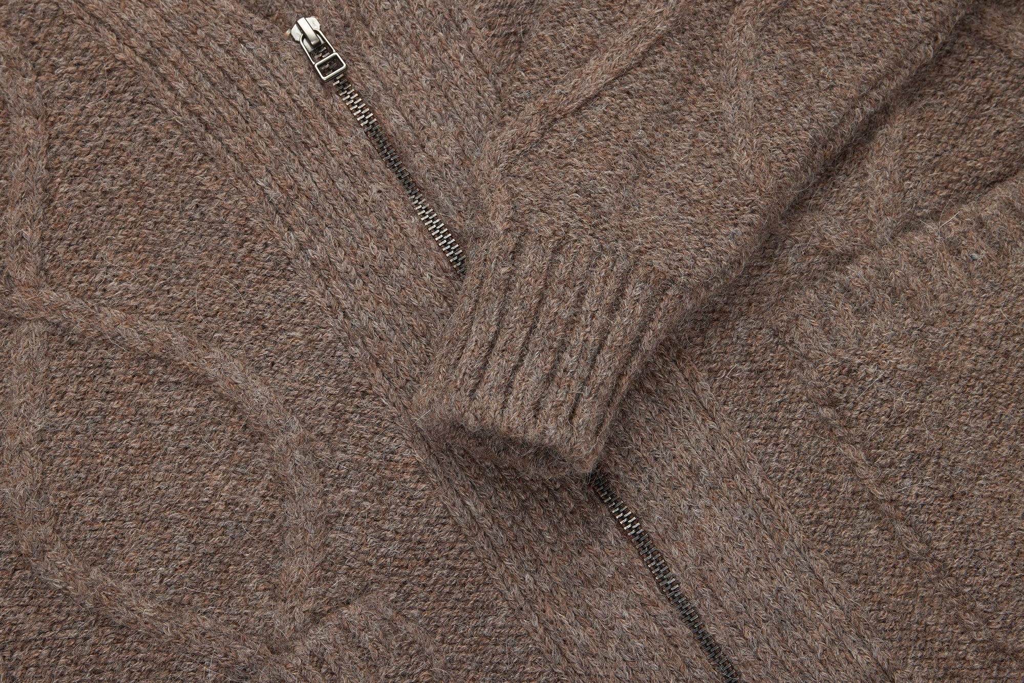 3Sixteen Alpaca Liner Cardigan in Oak