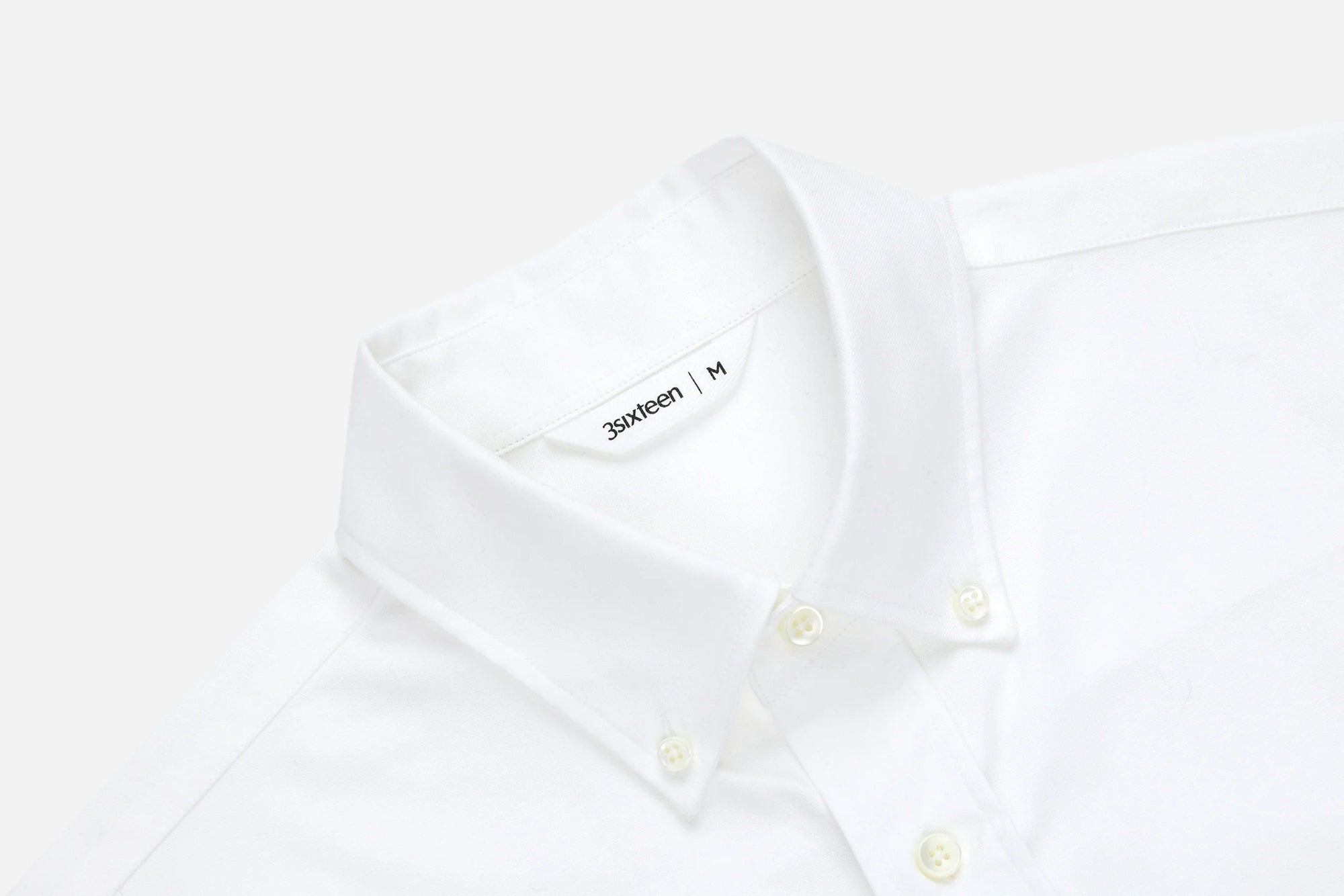 3Sixteen Big Oxford Shirt in White