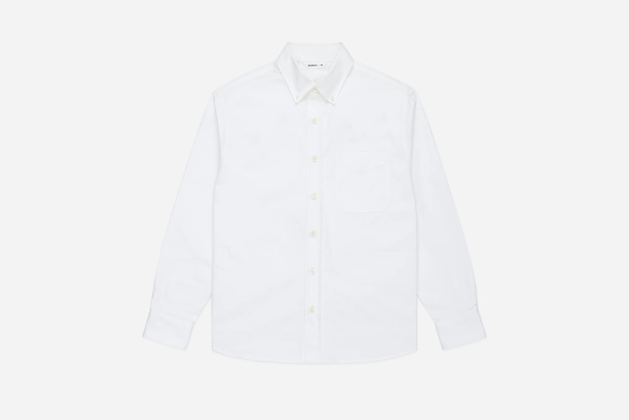 3Sixteen Big Oxford Shirt in White