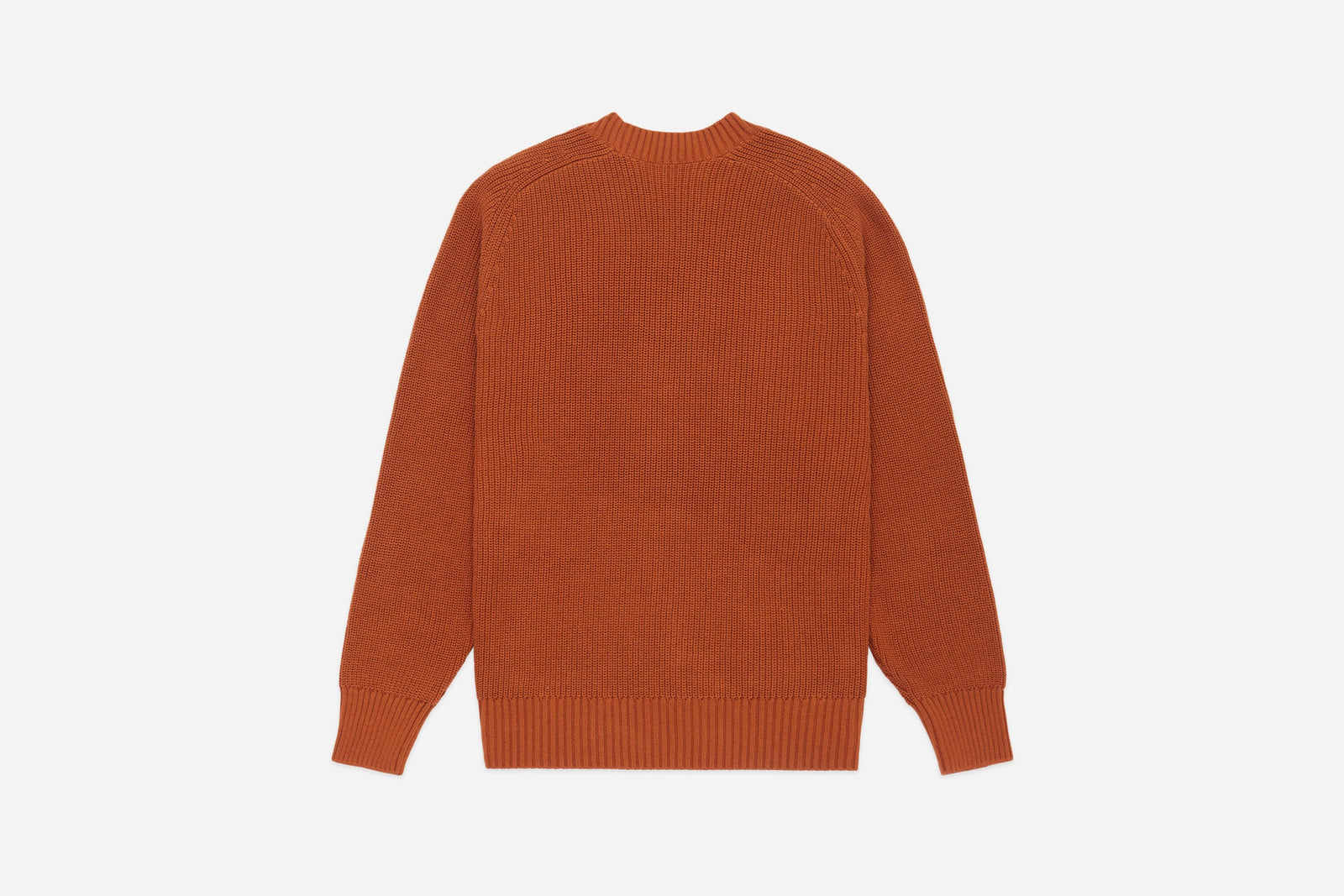 3Sixteen Cotton Crewneck Sweater in Rust