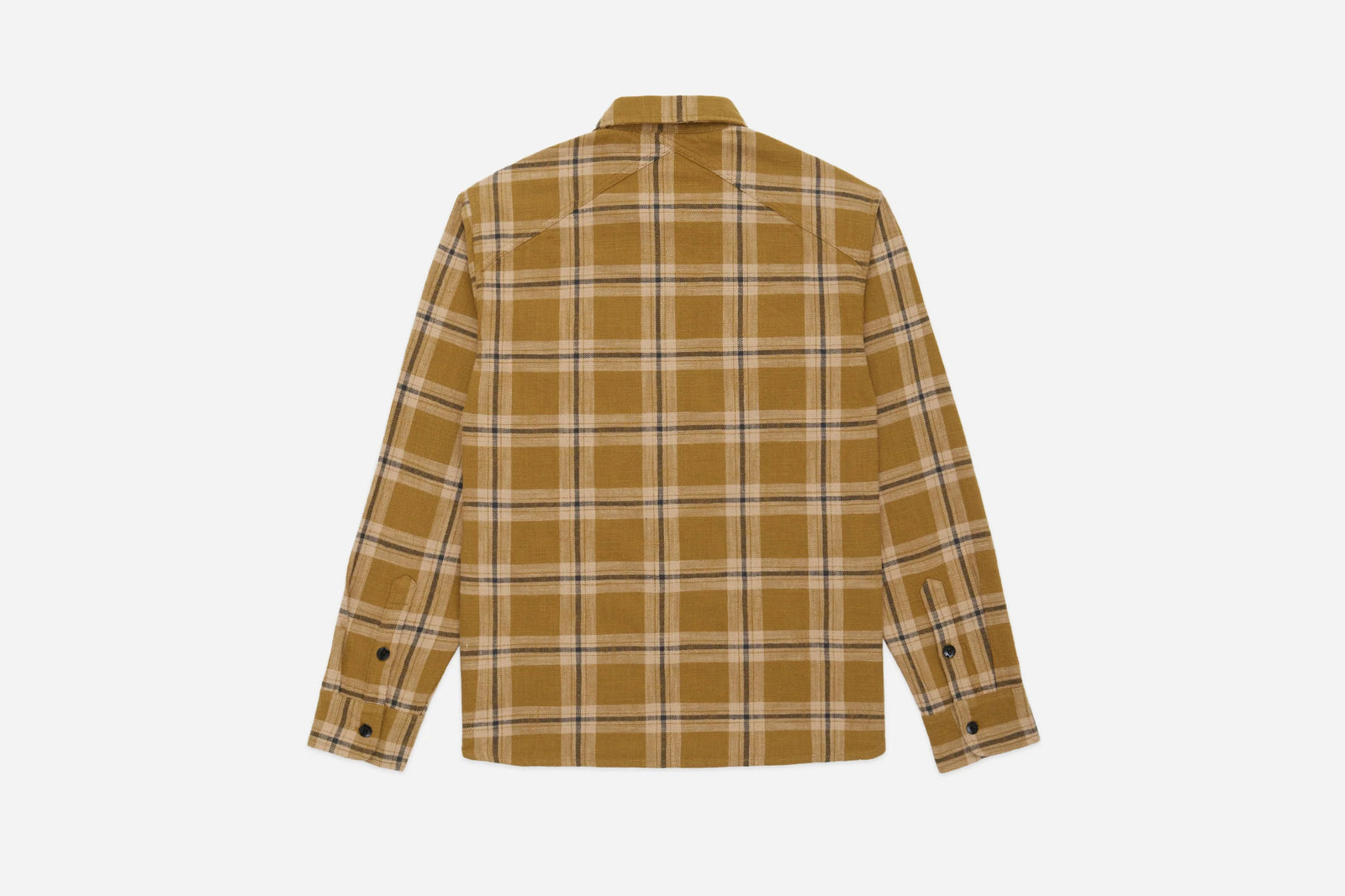 3Sixteen Crosscut Flannel in Coyote Slub Check