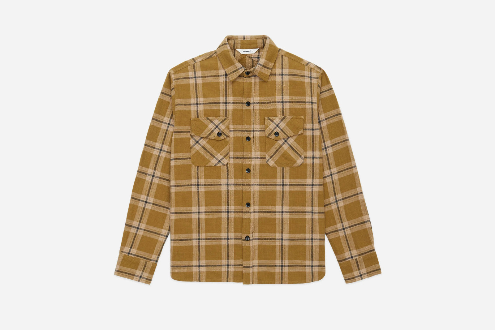 3Sixteen Crosscut Flannel in Coyote Slub Check
