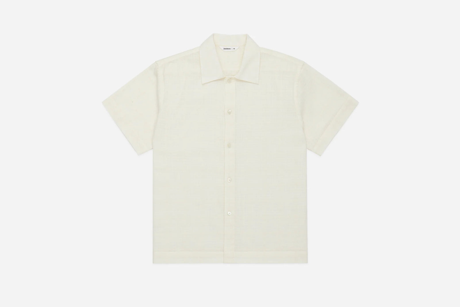 3Sixteen Resort Shirt in Natural Gauze