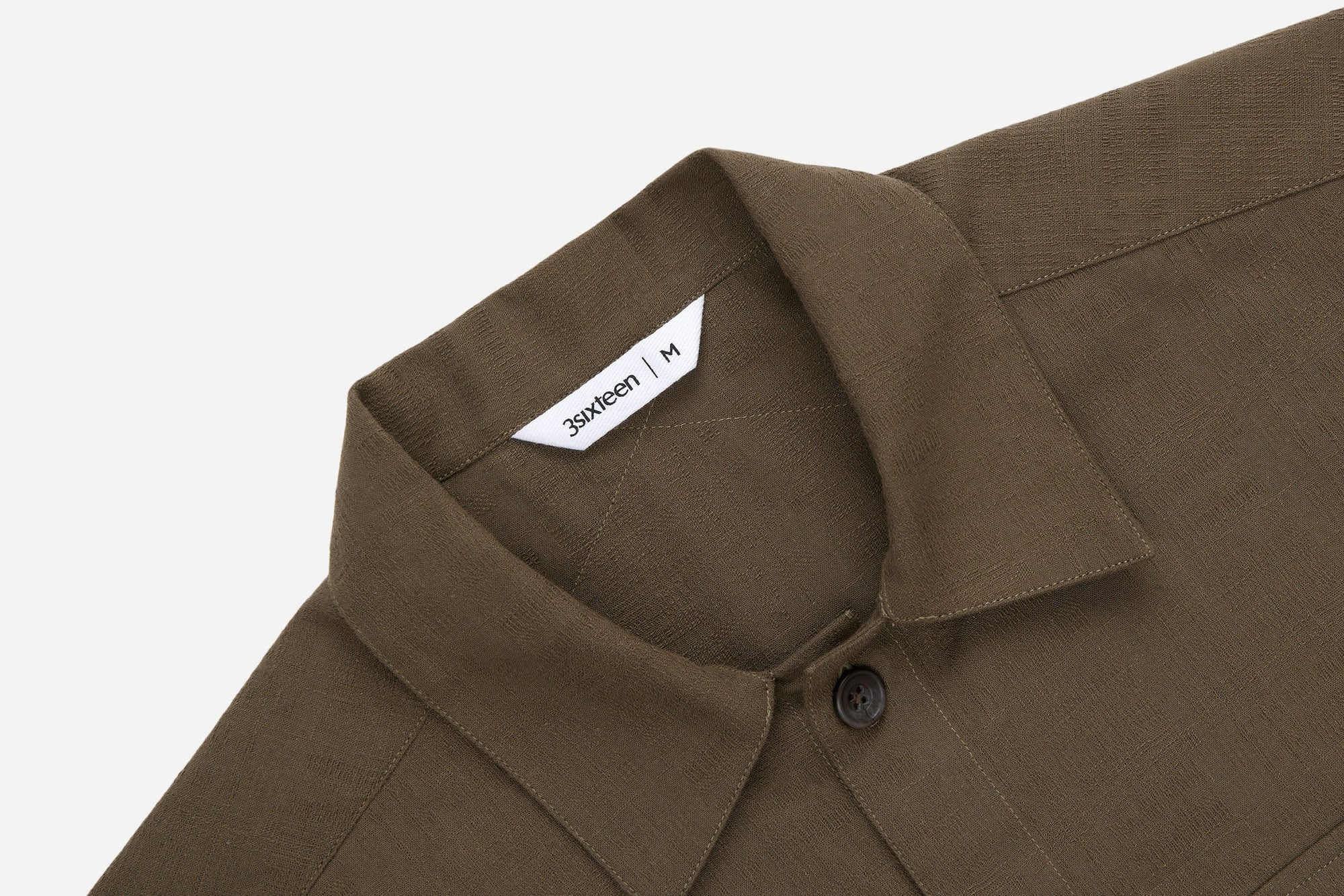 3Sixteen Safari Shirt in Drab Barkcloth