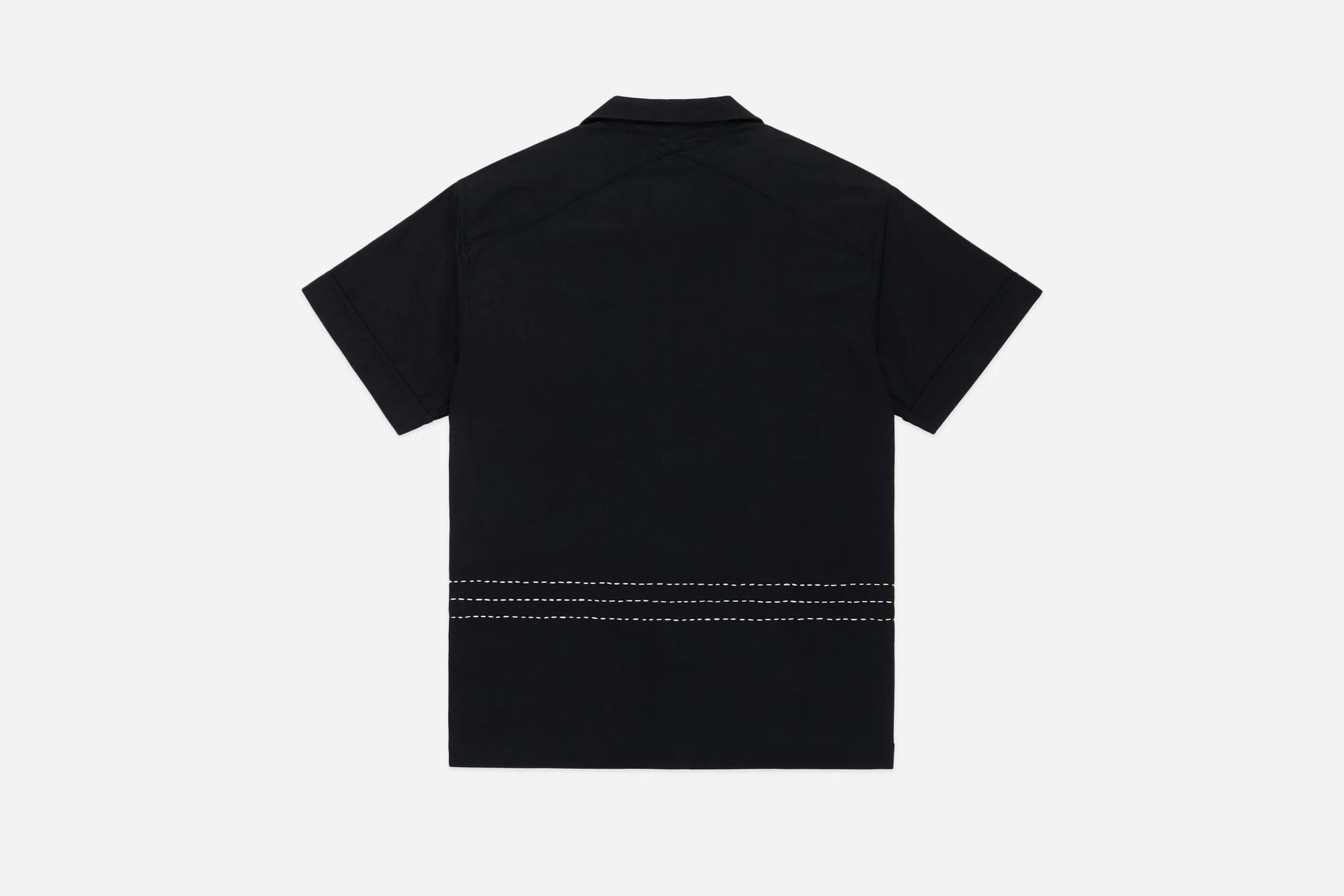 3Sixteen Vacation Shirt in Hand Stitch Black