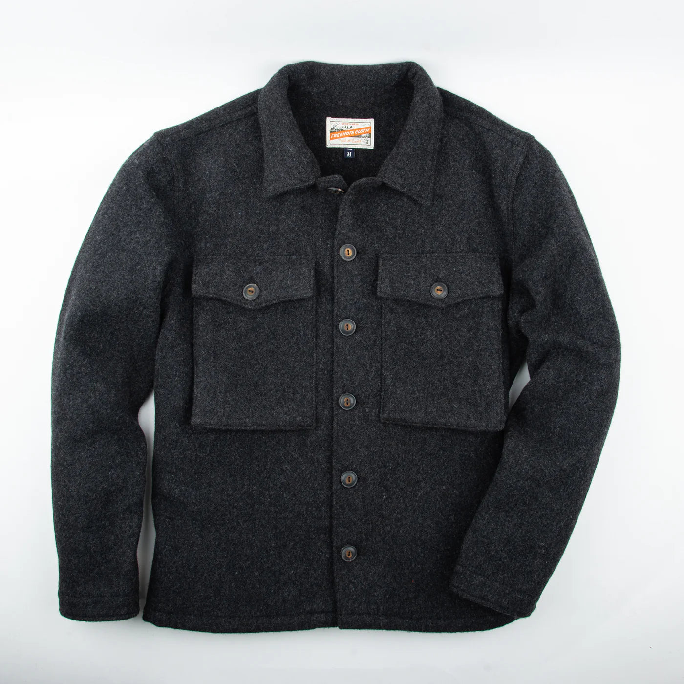 Freenote Cloth Midway Wool CPO in Charcoal