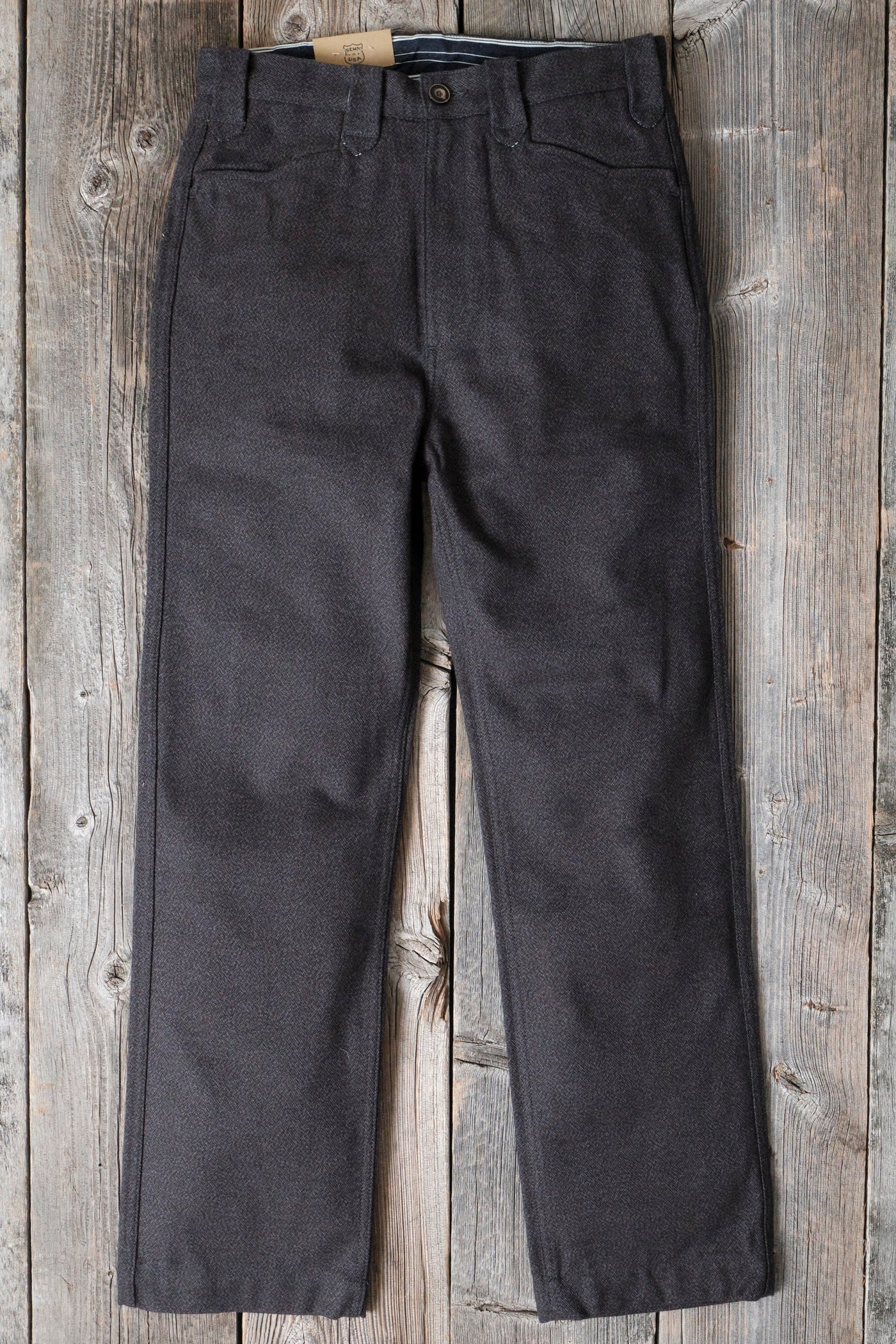 Freenote Cloth Duster Pant in Charcoal
