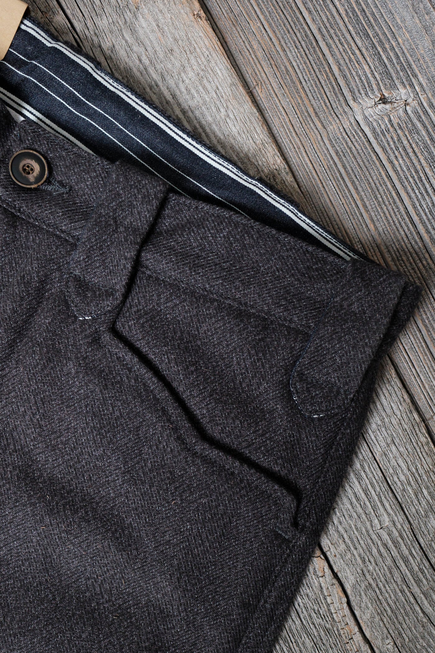 Freenote Cloth Duster Pant in Charcoal