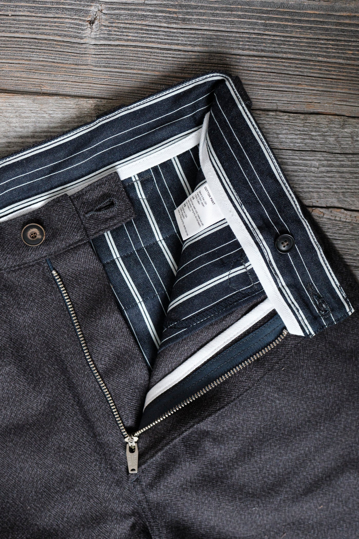 Freenote Cloth Duster Pant in Charcoal