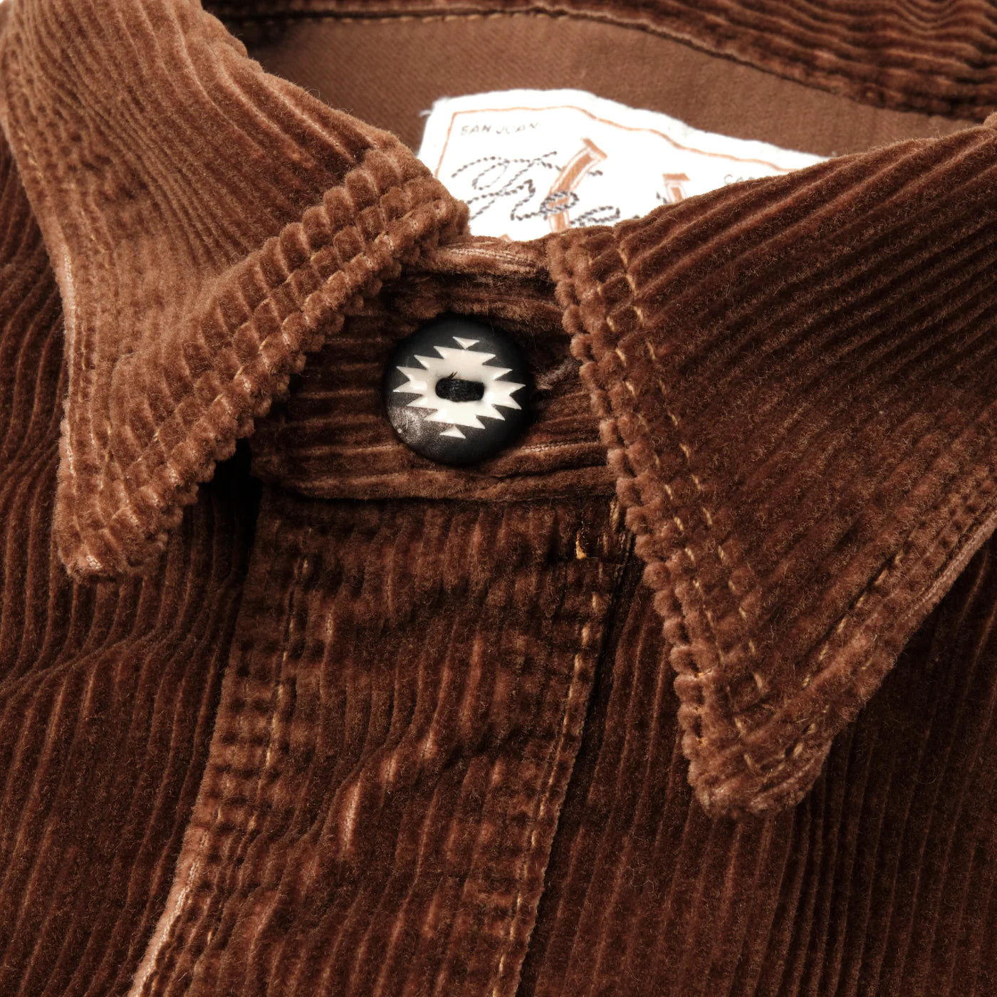 Freenote Cloth Calico in Brown Corduroy