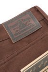 Freenote Cloth Portola Classic Taper in 15 Ounce Dark Brown