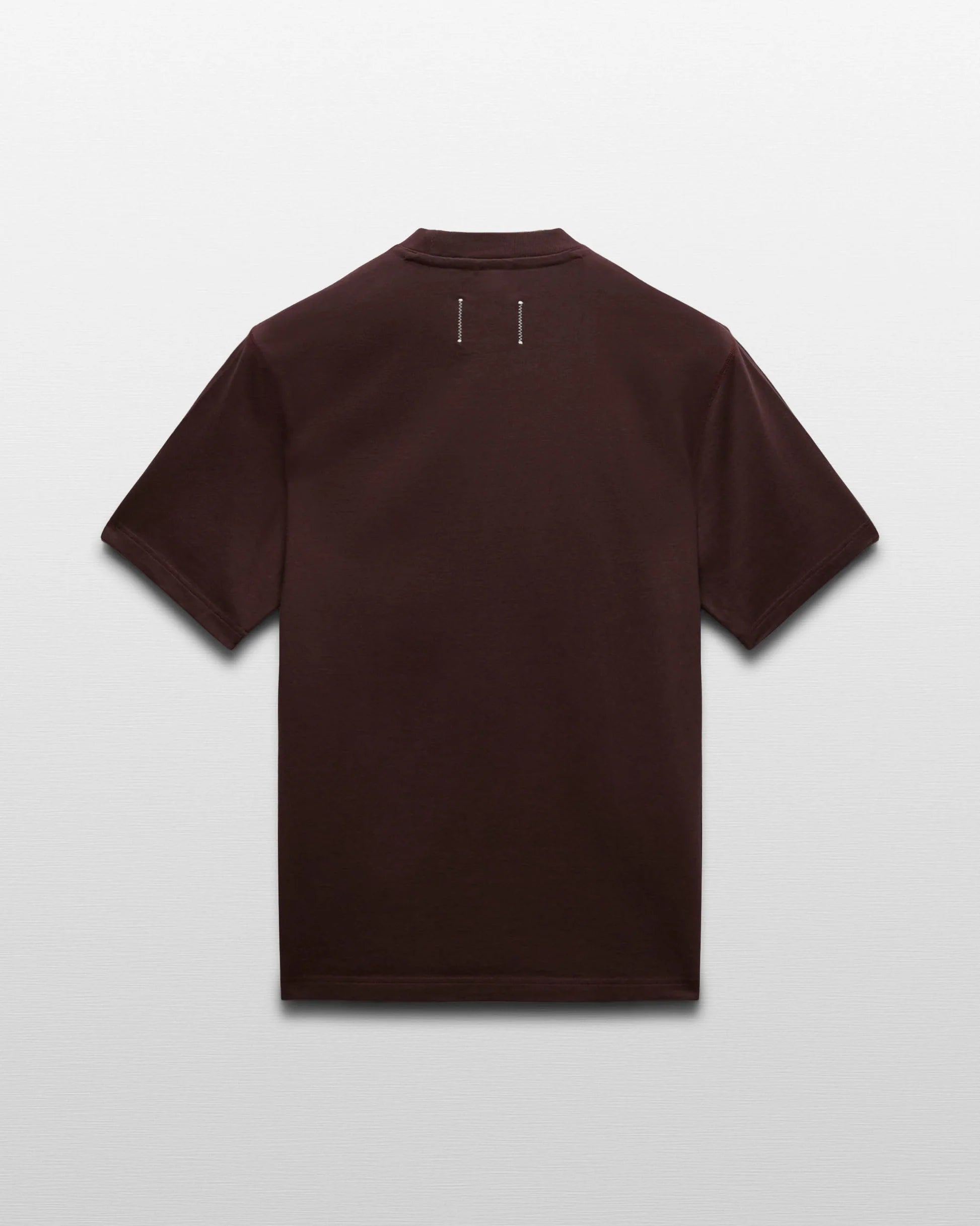 Reigning Champ Mid Weight Jersey T-Shirt in Oxblood