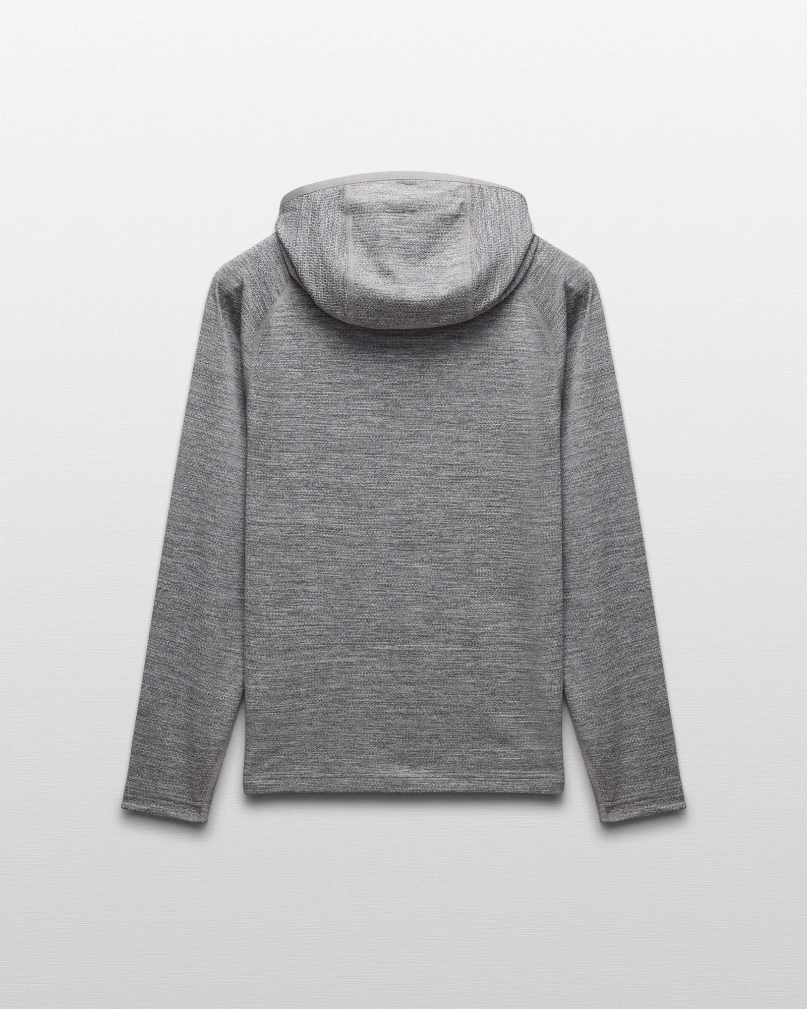 Reigning Champ Solotex Mesh Tiebreak Hoodie in Heather Grey