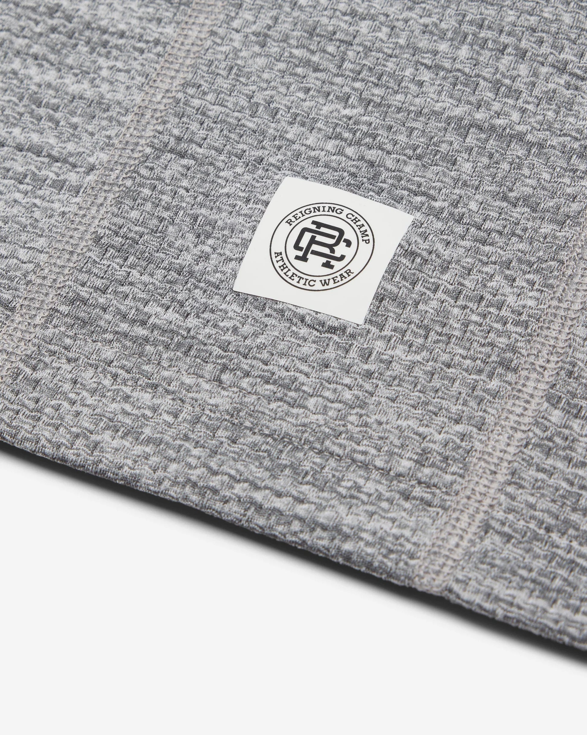 Reigning Champ Solotex Mesh Tiebreak Hoodie in Heather Grey