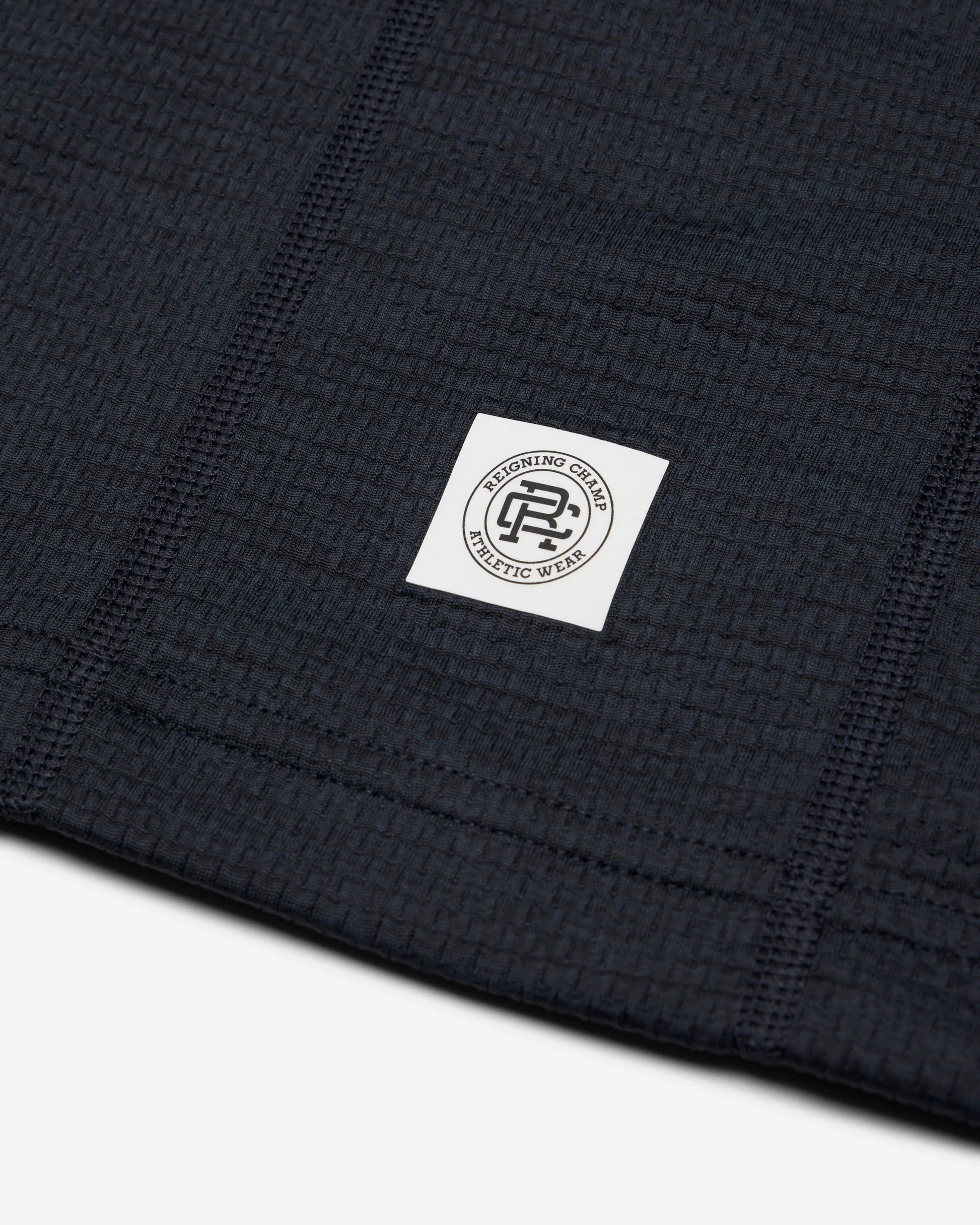 Reigning Champ Solotex Mesh Tiebreak Hoodie in Navy