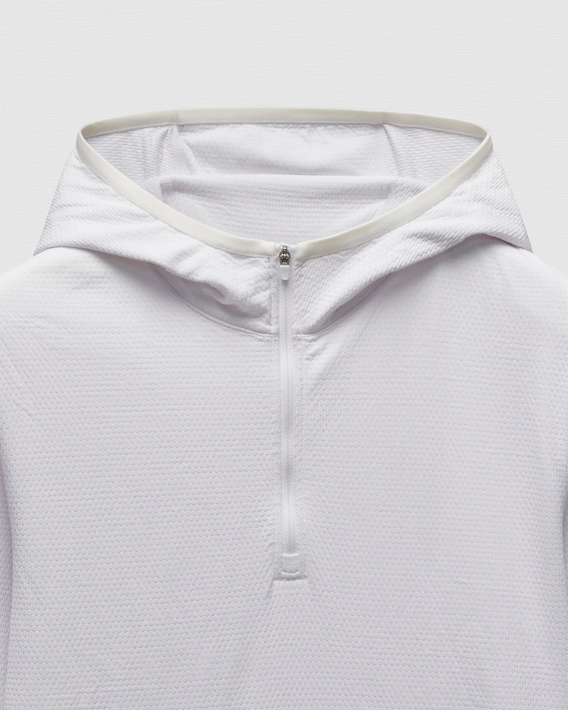 Reigning Champ Solotex Mesh Tiebreak Hoodie in White