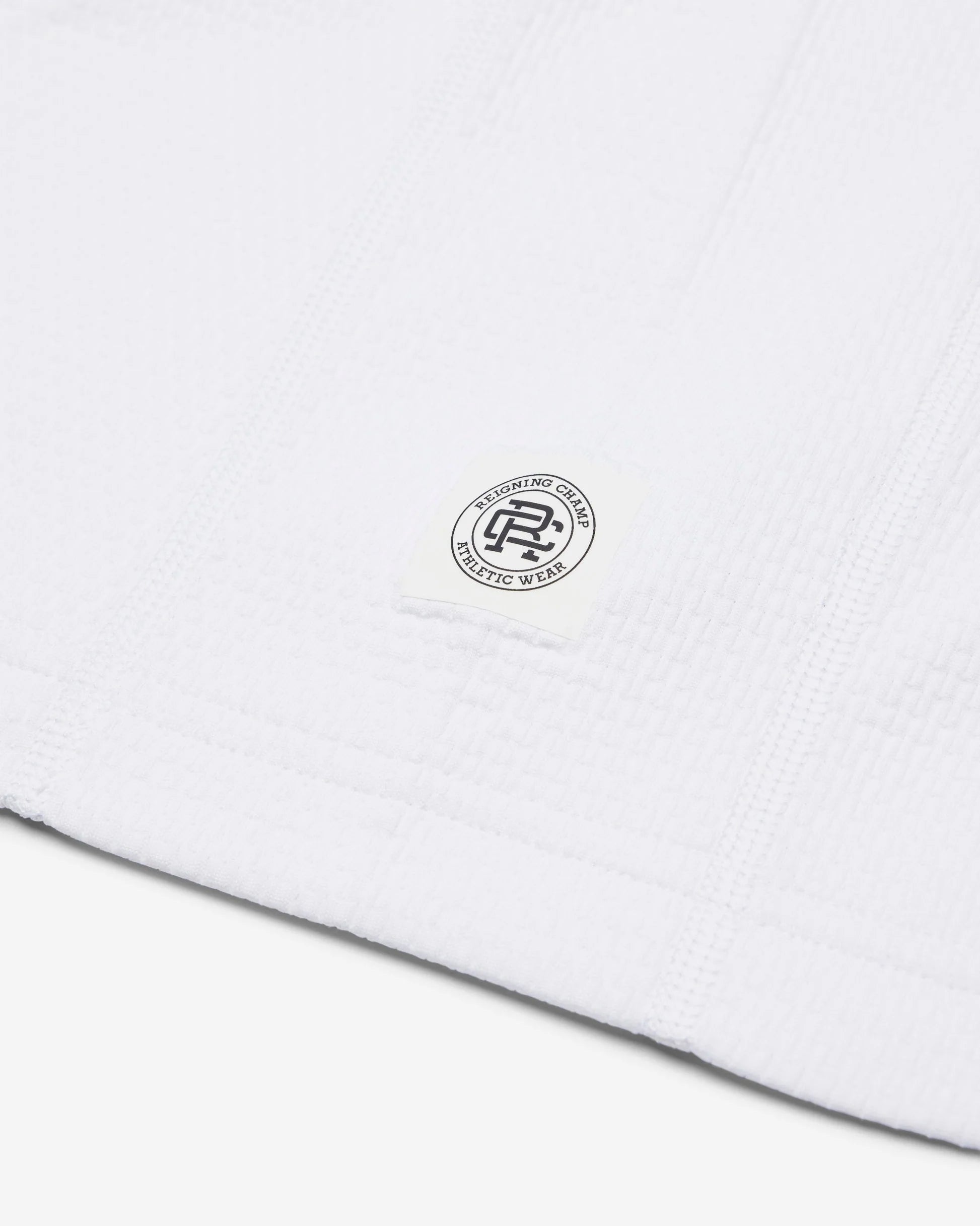 Reigning Champ Solotex Mesh Tiebreak Hoodie in White