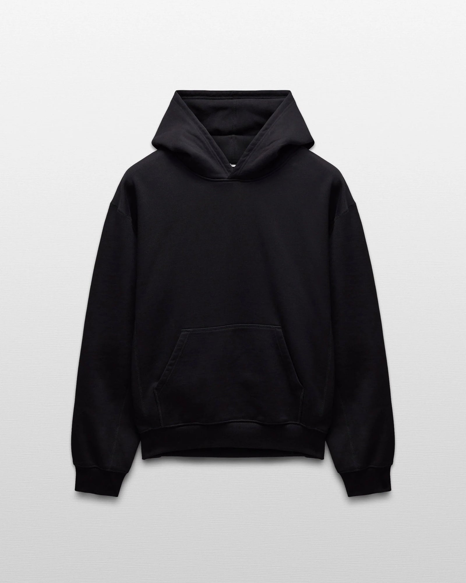 Reigning Champ Brushed Fleece '97 Relaxed Hoodie in Black