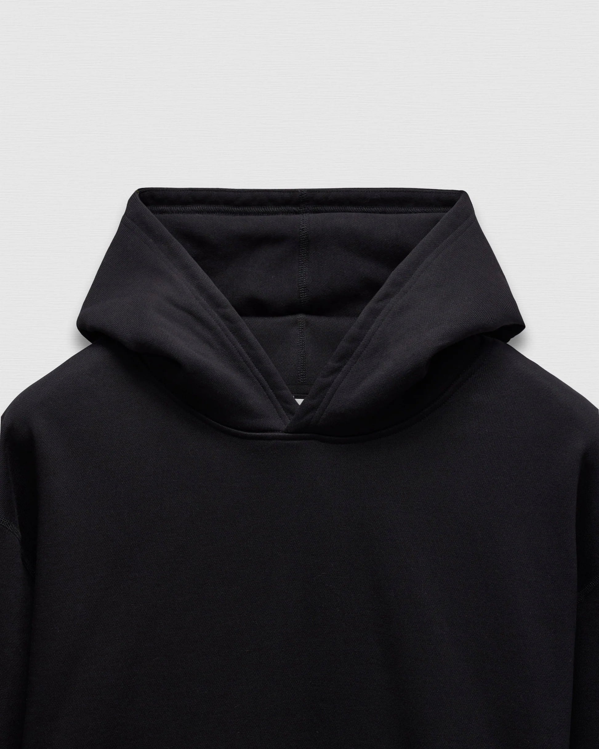 Reigning Champ Brushed Fleece &#39;97 Relaxed Hoodie in Black