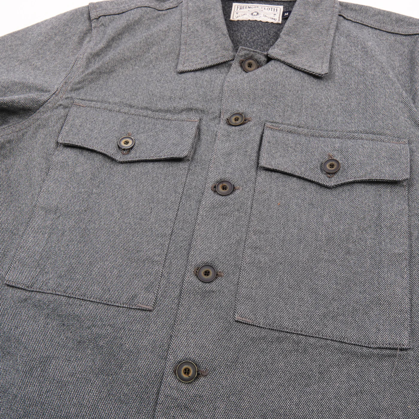 Freenote Cloth Midway CPO in Marine Twill