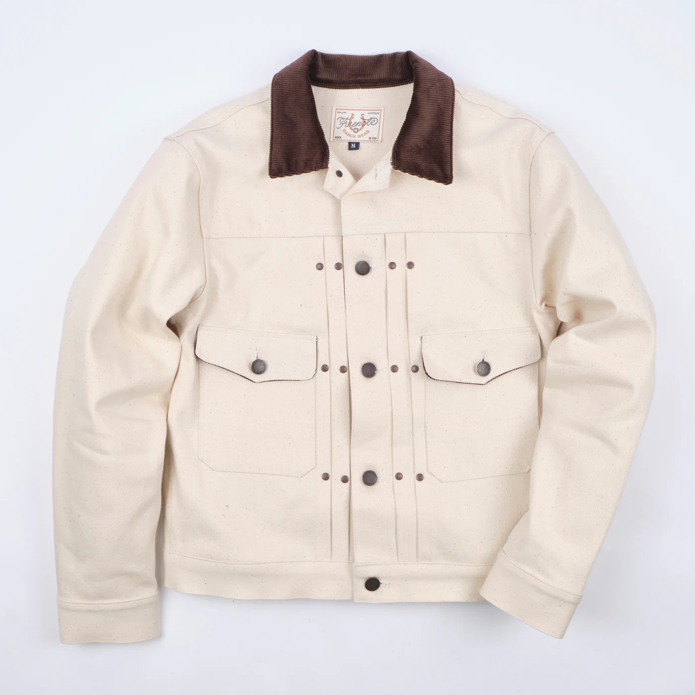 Freenote Cloth RJ-3 in 14 Ounce Ecru Denim & Corduroy