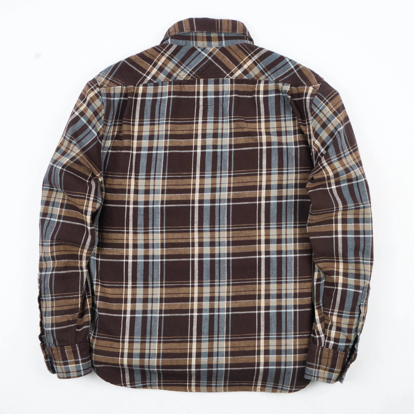 Freenote Cloth Wells in Bark Plaid