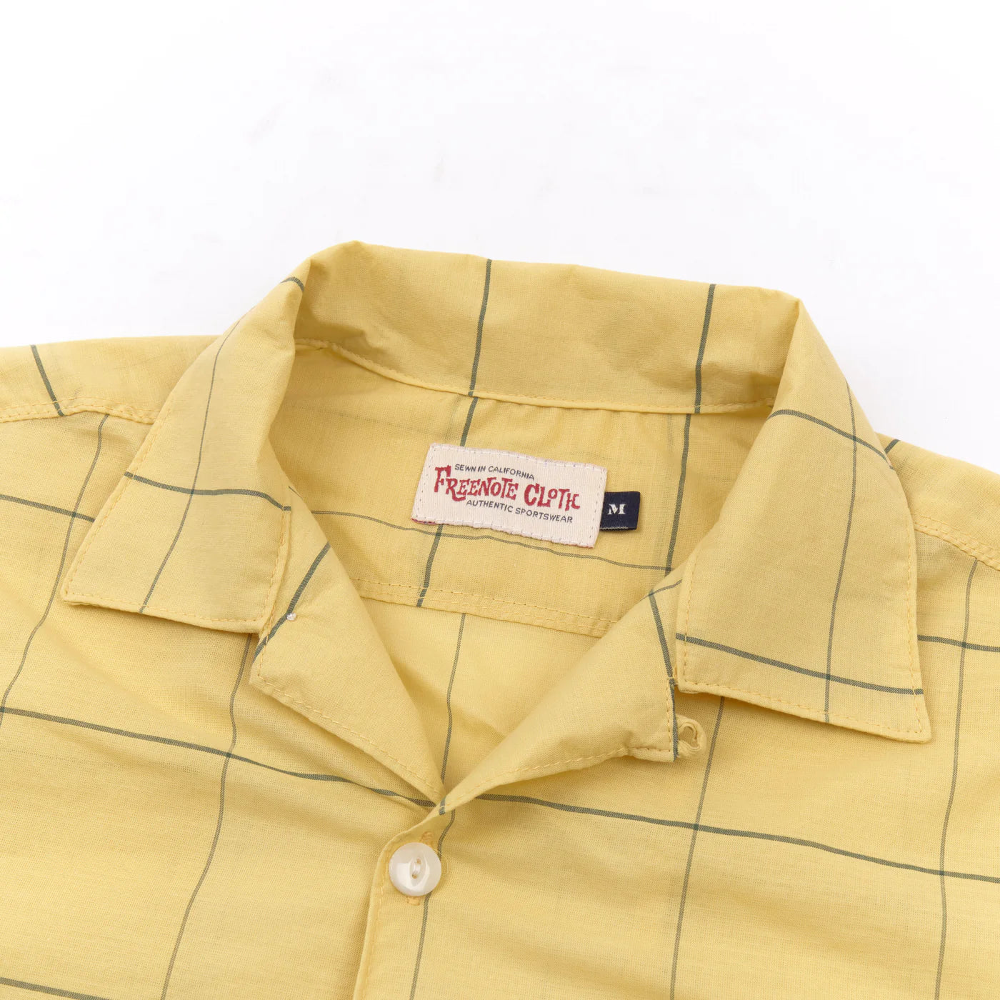 Freenote Cloth Dean Double Pocket in Yellow Check