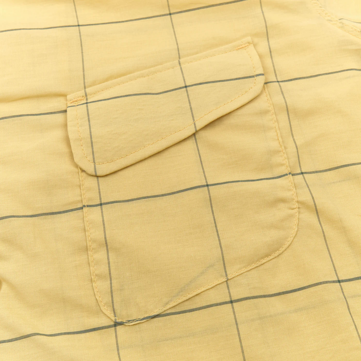 Freenote Cloth Dean Double Pocket in Yellow Check