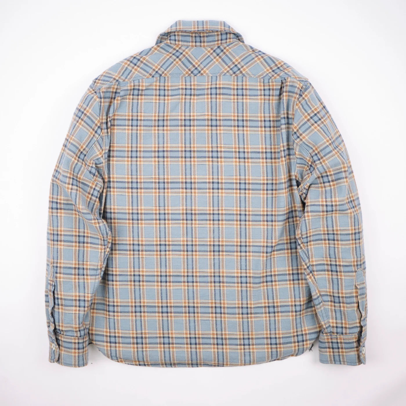 Freenote Cloth Currant in Blue Dun Plaid