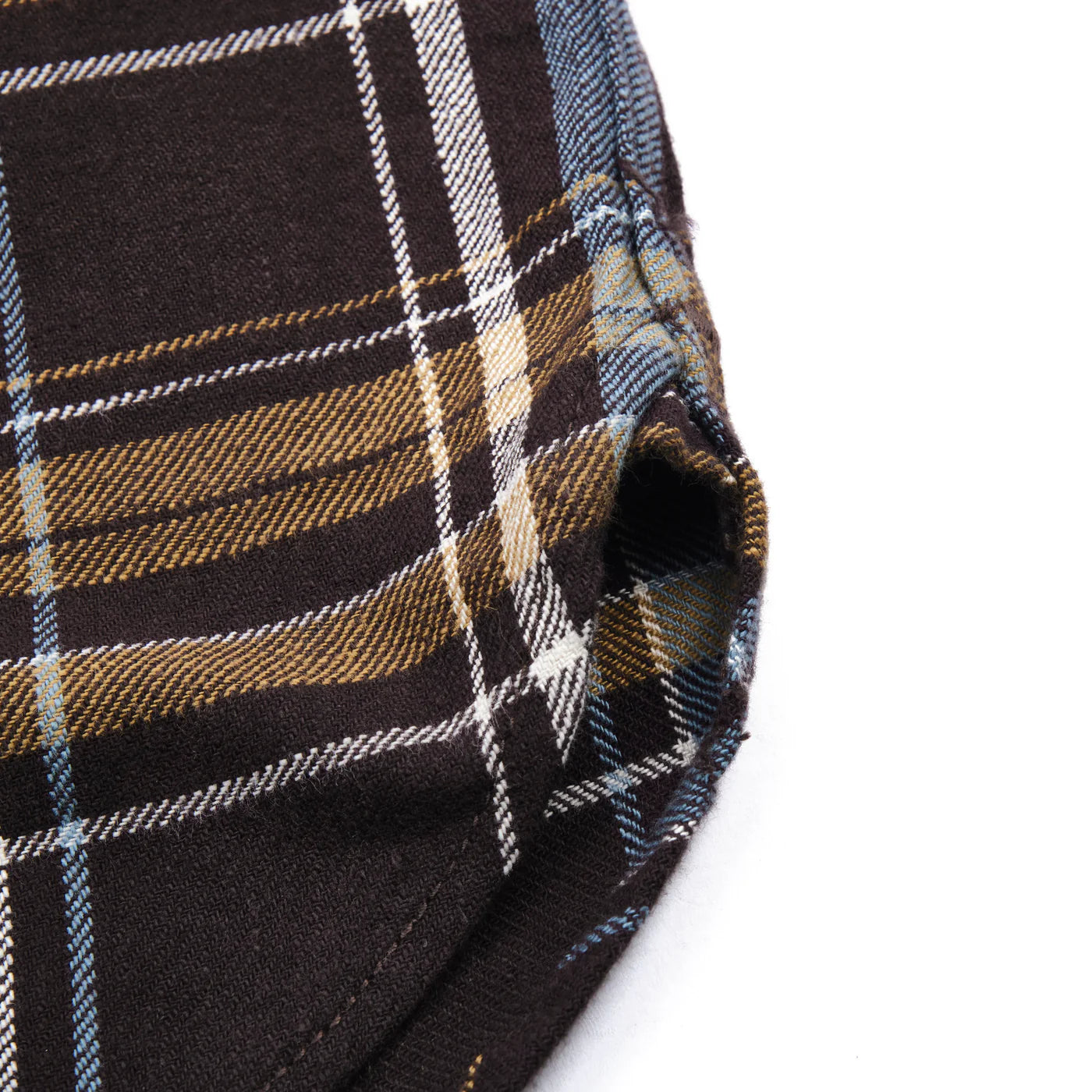 Freenote Cloth Wells in Bark Plaid