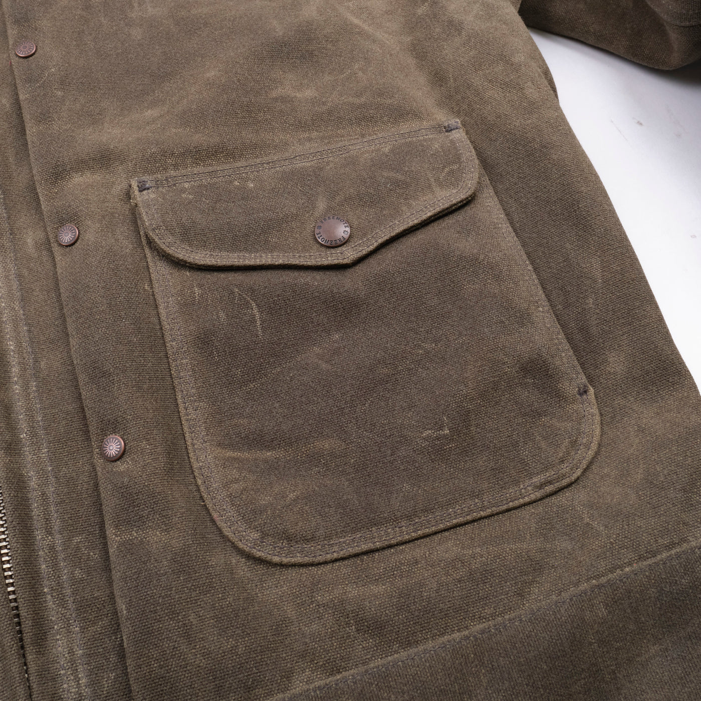 Freenote Cloth Faro in 20 Ounce Tobacco Waxed Canvas