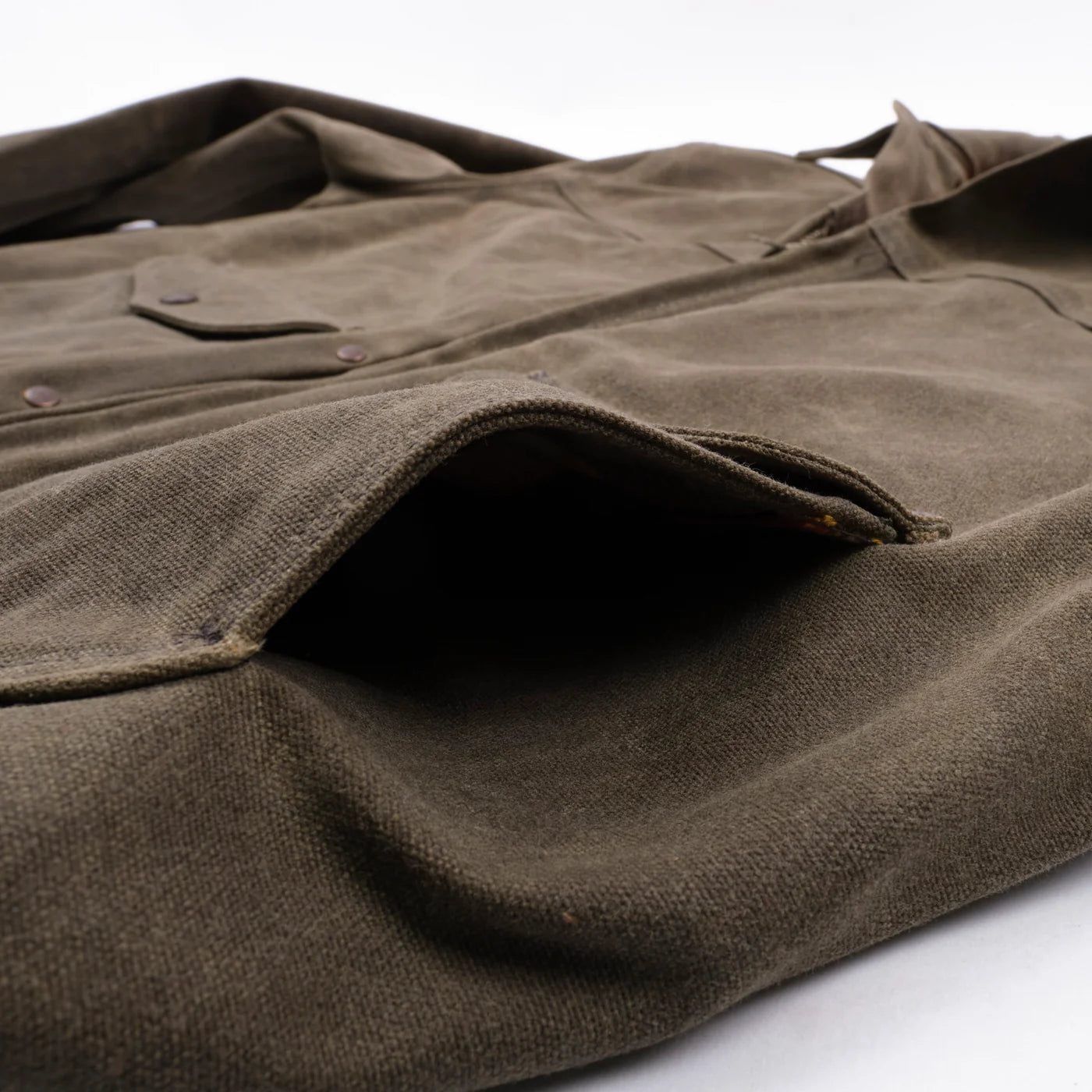 Freenote Cloth Faro in 20 Ounce Tobacco Waxed Canvas