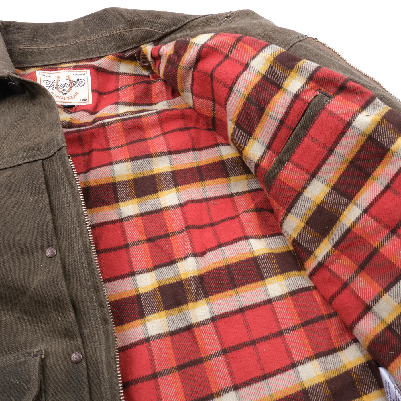 Freenote Cloth Faro in 20 Ounce Tobacco Waxed Canvas