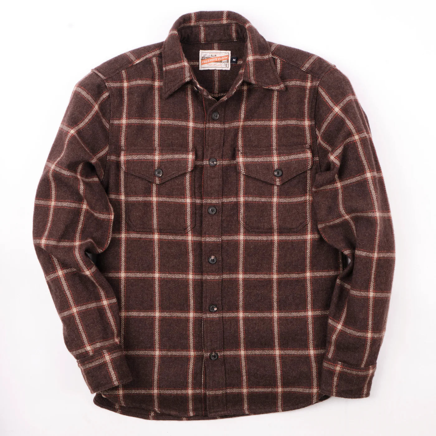 Freenote Cloth Kamas in Brown Wool Plaid